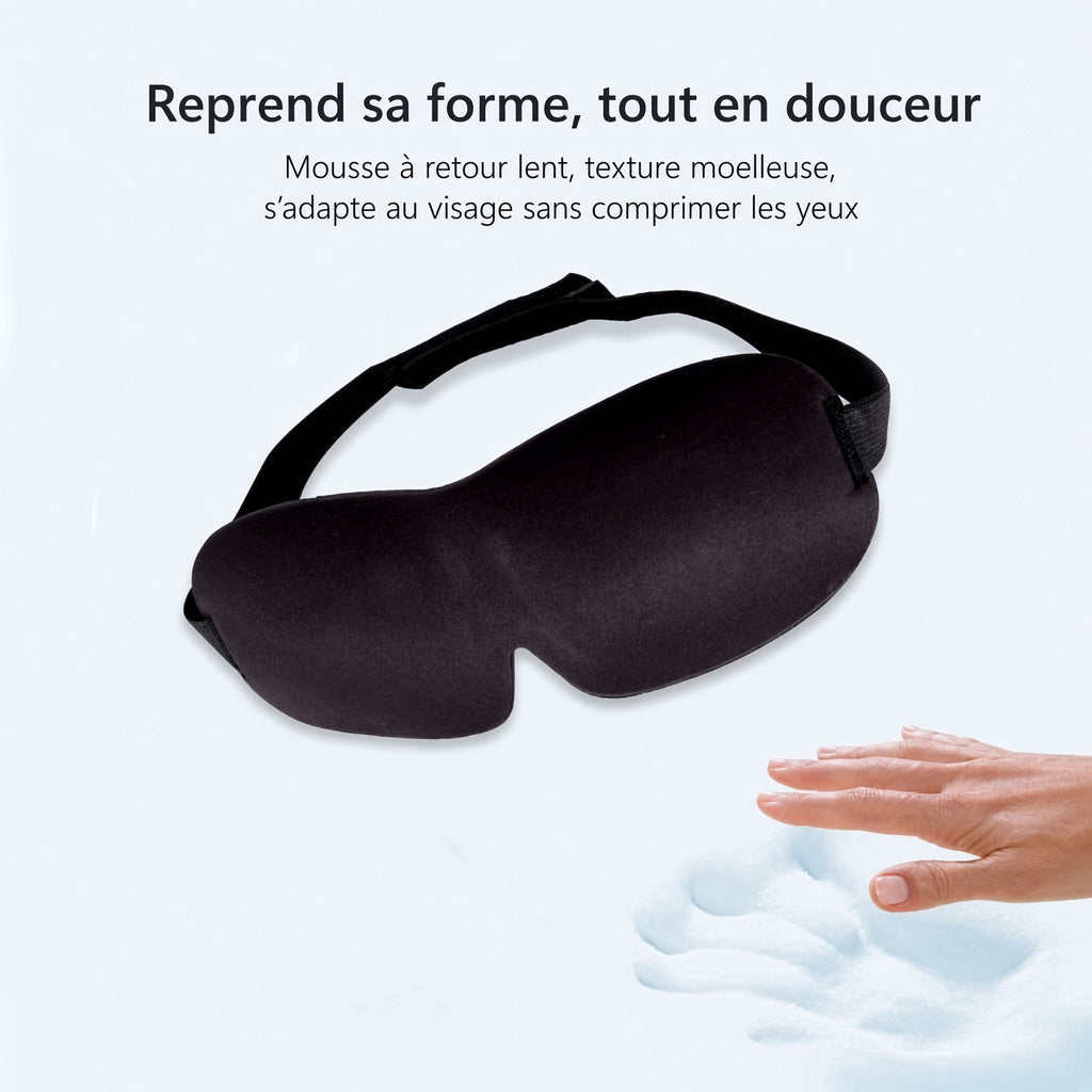 Masque de sommeil 3D Alignia – Occultant, sans pression sur les yeux
